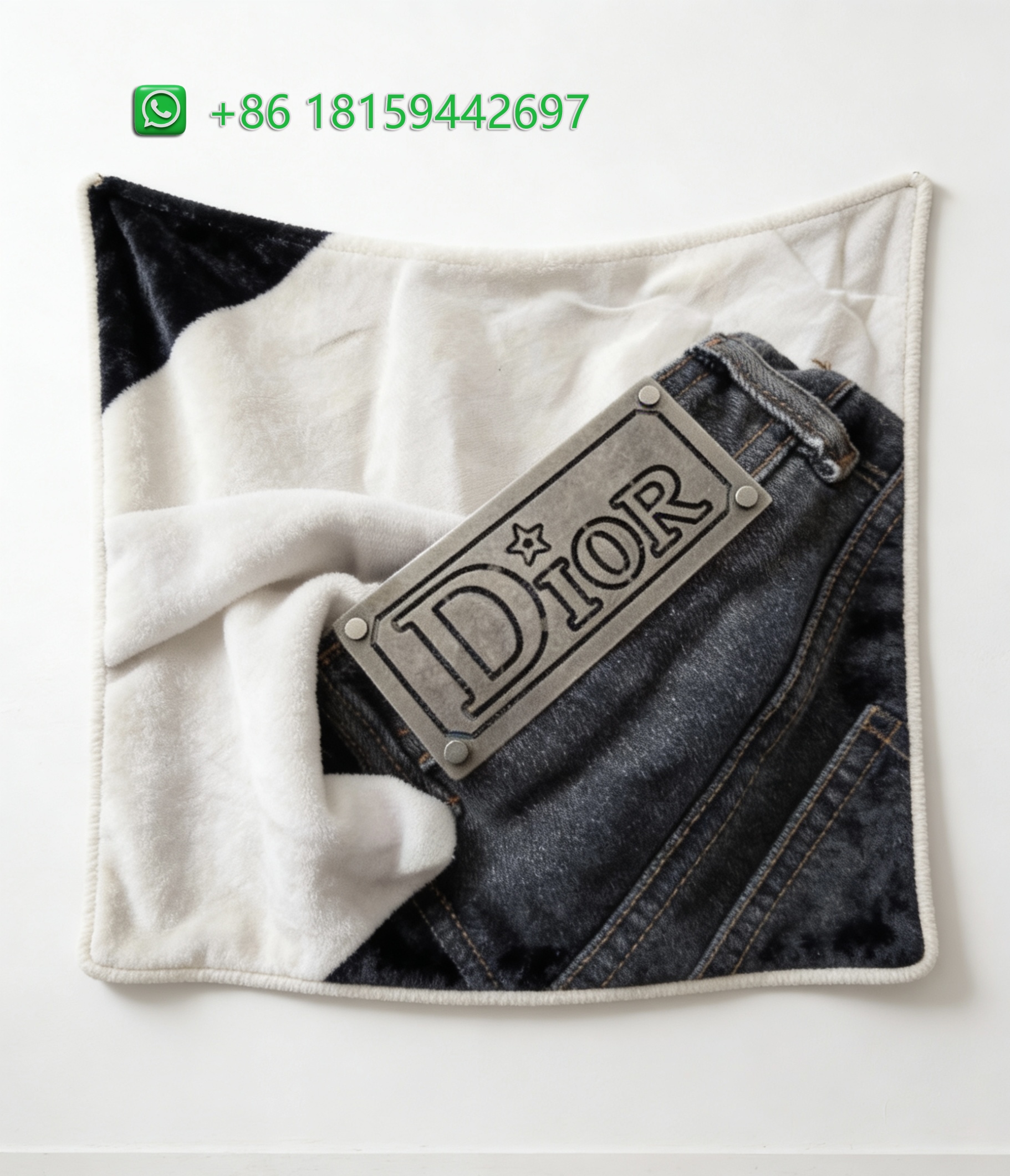 Dior Throw Blankets